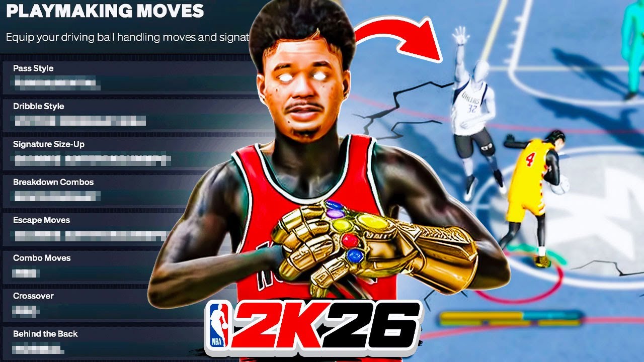 *NEW* BEST SIGS TURNED Me INTO THANOS in NBA 2K26! BEST DRIBBLE MOVES 2K26 ALL BUILDS