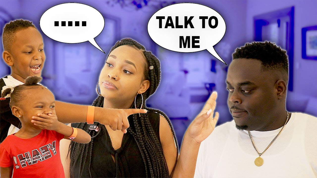 IGNORING MY HUSBAND FOR 24 HOURS TO SEE HOW HE REACT! *HILARIOUS* | THE BEAST FAMILY