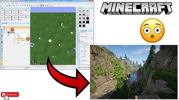 HOW TO MAKE A MINECRAFT MAP ON 😱WORLDPAINTER😱❗️