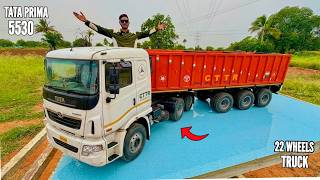 RC TATA Prima 5530 Fuel Tanker Truck Unboxing & Testing – Chatpat toy tv