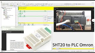 Integrasi sensor SHT20 XY MD02 dengan PLC Omron Mengunakan Modbus RTU