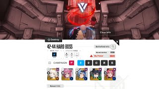 Chapter 42 44 HARD BOSS ONLY ONE CLEAR LVL 601 1 8M CP F2P NO PAUSE SCUM GODDESS