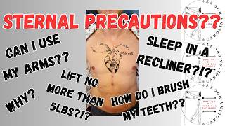 The Truth about Sternal Precautions #openheartsurgery #physicaltherapy