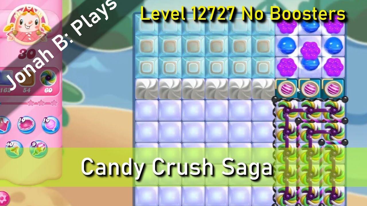 Candy Crush Saga Level 12727 No Boosters - YouTube