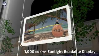 Estate Agent Window Display | Digital Rod Display by Khazina