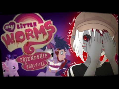 LIVESTREAM REALLITY! Reagindo a my little worms [+14]- #ep4