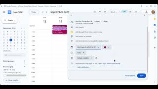 Upload Lesson Plans to Google Calendar
