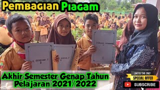 Pembagian Piagam ‼️ & Raport Akhir Semester Genap Tahun Pelajaran 2021/2022 di SDN 12 Air Kumbang 🙏