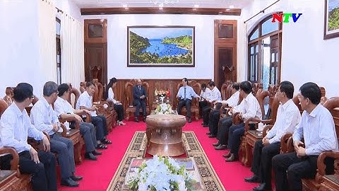 Đ/c Nguyễn Đức Thanh, UVTW Đảng, Bí thư Tỉnh ủy tiếp Đại sứ Ấn Độ tại Việt Nam