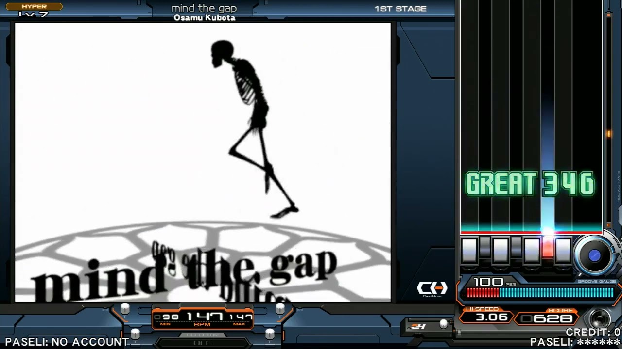beatmania IIDX - mind the gap (SP HYPER) FULL COMBO AAA