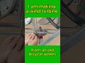 I am making a wind turbine from an old bicycle wheel. #shorts