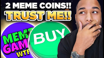 🔥 OMG!! These 2 MEME COINS Could Explode NEXT!!