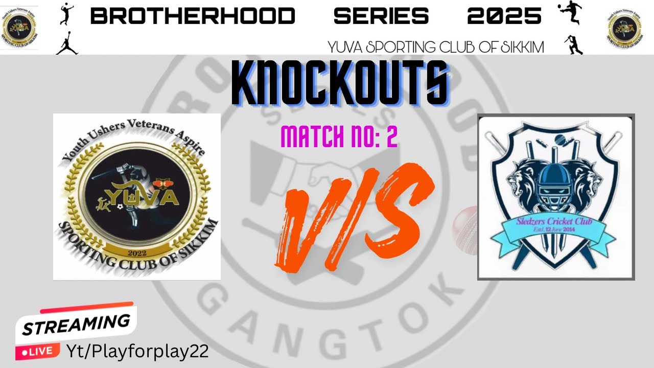 1 INNINGS ||Sledzers Cricket Club A vs YUVA A live | Manu Smriti Shield Brotherhood Series 2025 