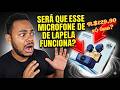 Microfone de lapela- Será que é bom? Experimentei no violão veja #criadordeconteudo #achadinhos
