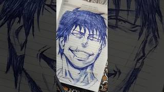 toji fushiguro scary smile 😈🥶 #shorts #toji  #anime  #art