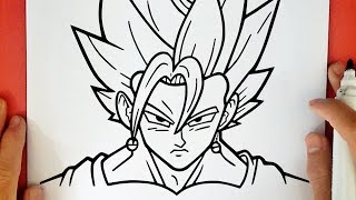 Come Disegnare Vegito Super Saiyan Blue Youtube