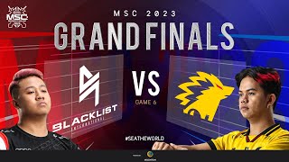 [ID] MSC Grand Finals | BLACKLIST INTERNATIONAL VS ONIC | Game 6