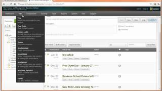 Using Modx Revolution to Edit the Finance and Management Business Schoo Website (PART 2 of 2)