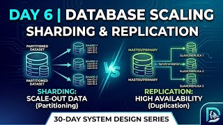 Database scaling : Sharding and Replication | Day 6 | System design interview series | FAANG