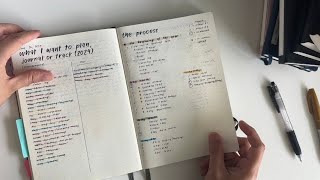 how I braindump for next year: 2024 planners & journals