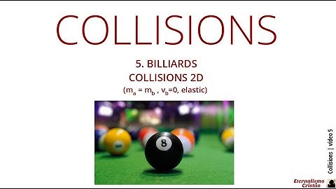 5 - Collisions - Billiards