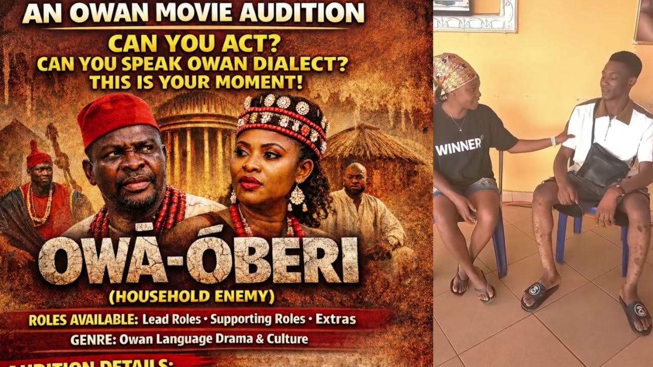 The audition was a huge success. Get ready, we’re coming! Oah-oberi| owan tv| owan movie| Ivbiowantv