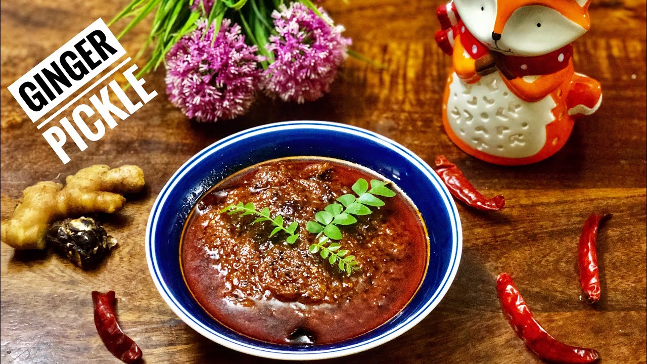 Ginger Pickle Recipe in Tamil இஞ்சி ஊறு காய் YouTube
