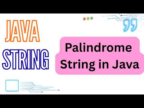 Palindrome String in Java | Theory + Code | Interview & Semester Exam