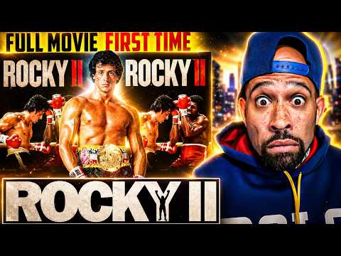 Just watched ROCKY II for the FIRST TIME! This is as GOOD as PART 1 IF NOT BETTER... sheesh