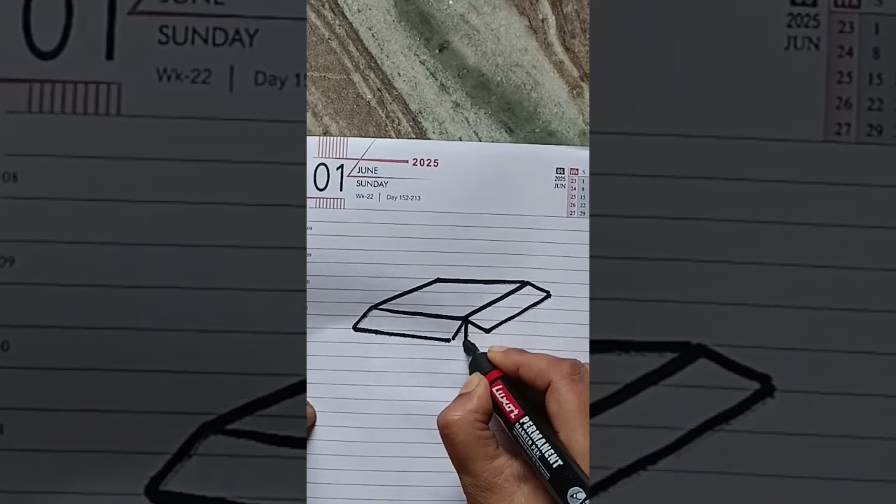 how to draw open box