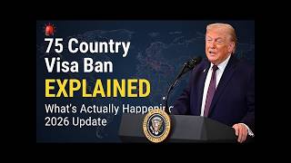 🚨 75 Country Visa Ban EXPLAINED: What's Actually Happening (2026 Update)