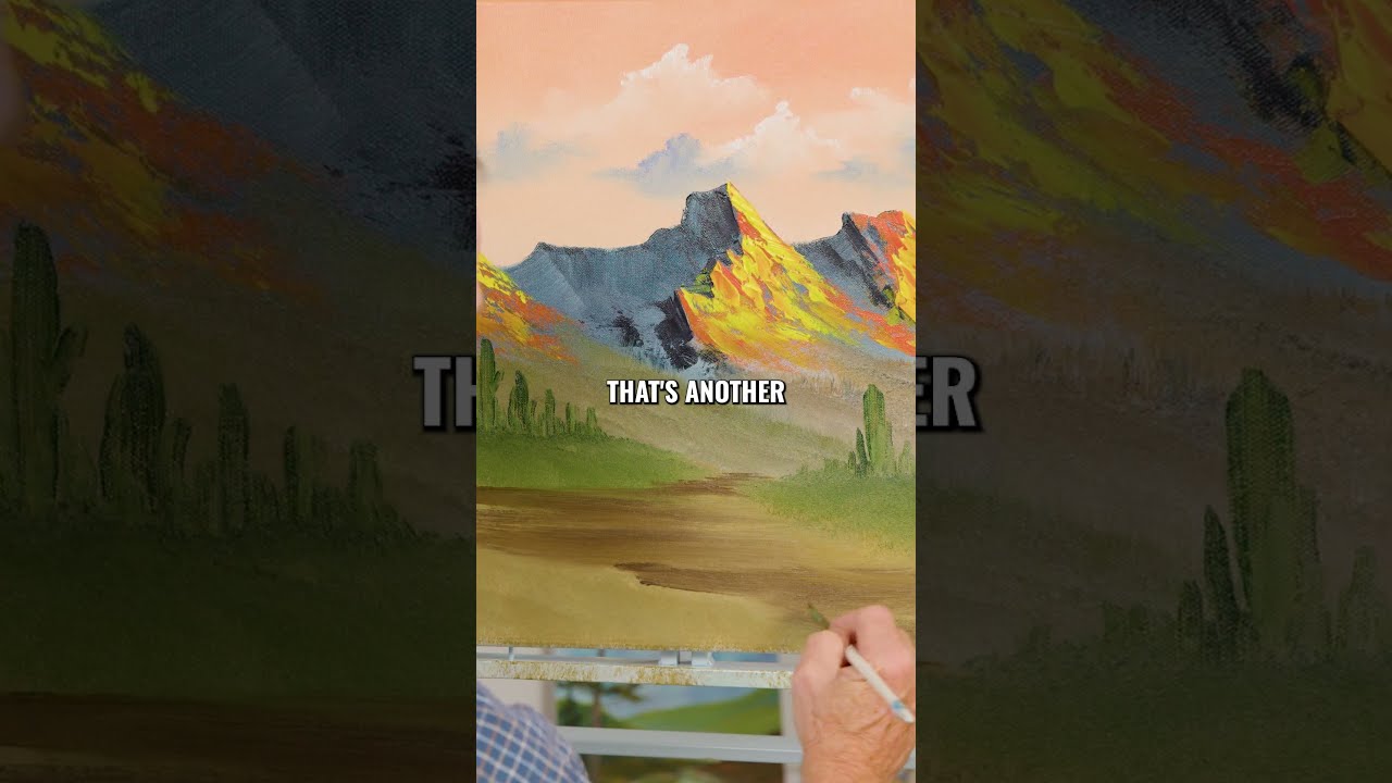 Find your way into a painting with Doug Hallgren #paintingtutorial #art #bobross