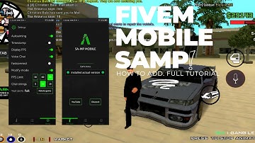 How to add fivem samp in mobile full tutorial💚👍 |Malayalam | Samp mobile| An Zuruu Gaming