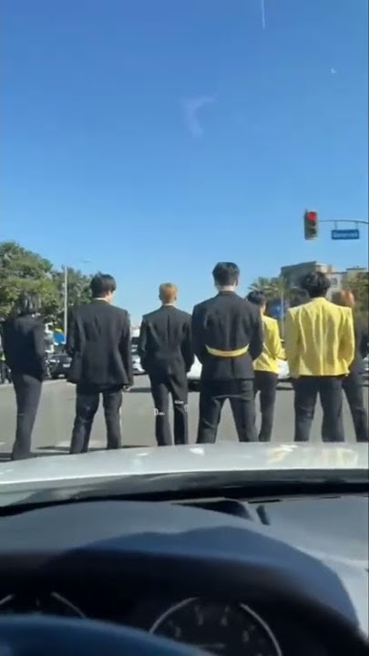 BTS Lucky fans Crosswalk Concert James Corden