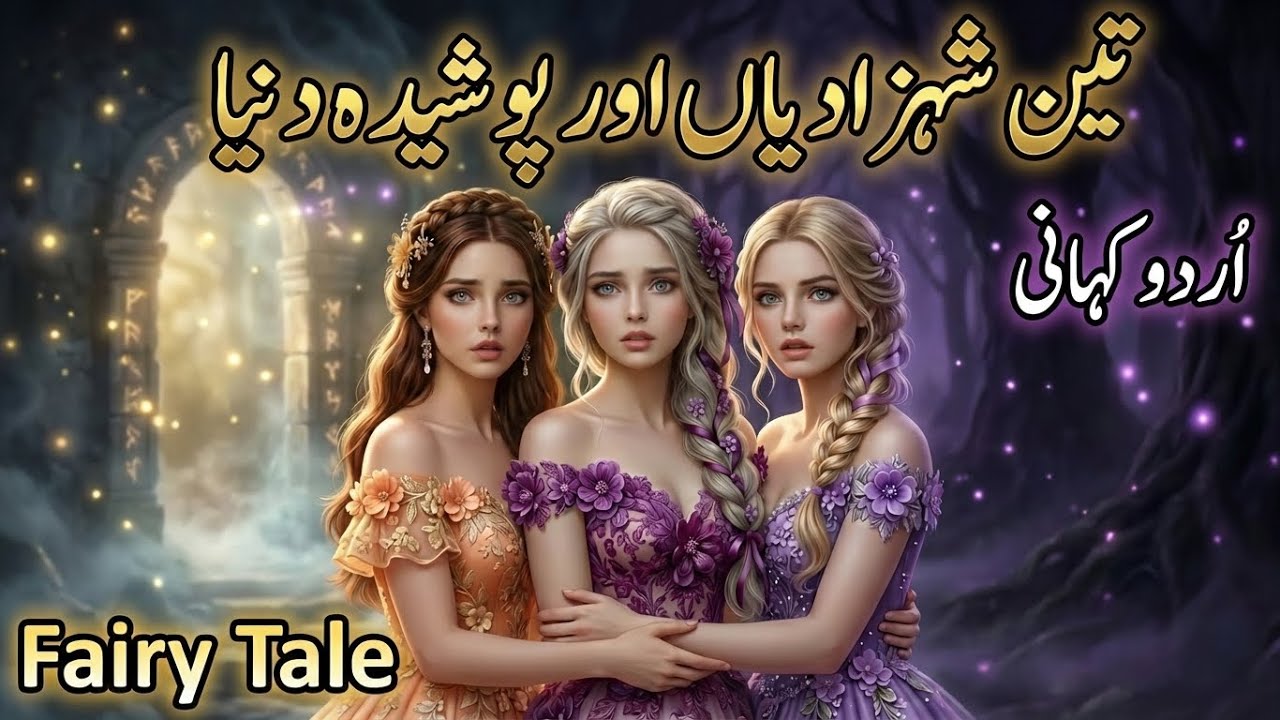 Three Princesses and the Hidden World ⏳🌎 || Urdu Stories ||  #hindistories  #urdufairytales 
