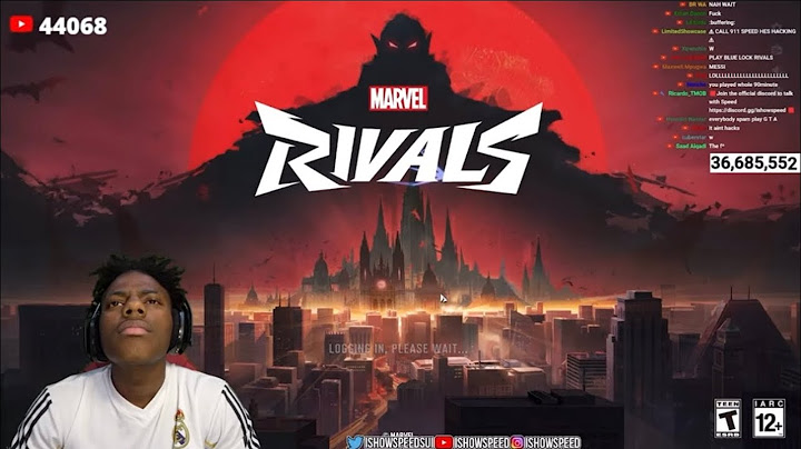 IShowSpeed Plays Marvel Rivals