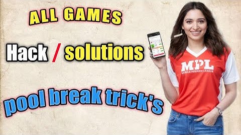 #mplbreak  Mpl pool break fix or not fix.