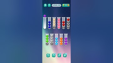 Ball Sort Level 83 solution,    Ball Sort Puz - Color Game, Playvalve, All levels, playlist
