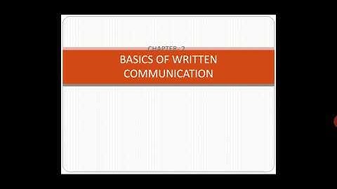 BCA SEM 1 communication skills ch2 Lec 1