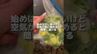 肉、魚、野菜の鮮度を落とさず保存できる食品圧縮袋と専用ポンプ