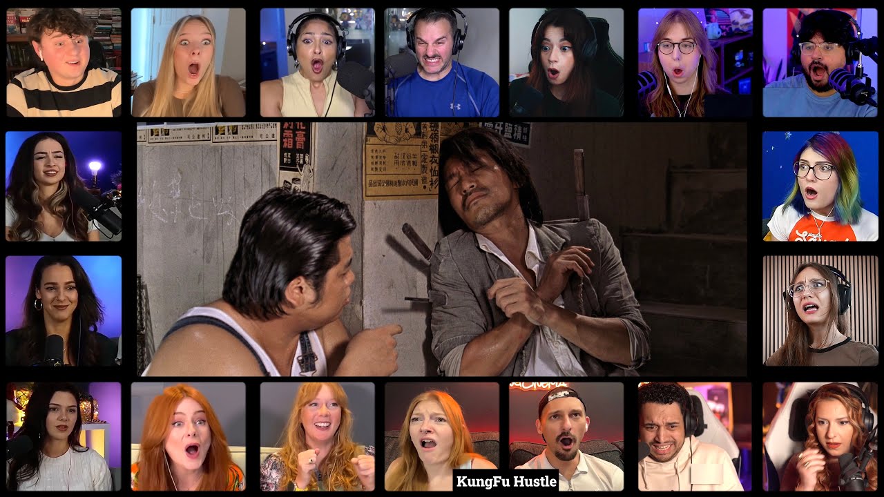 Throwing Knives Scene | Kung Fu Hustle (2004) * Reaction Mashup