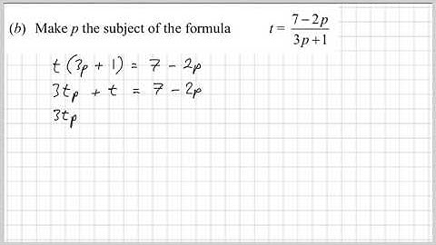 IGCSE: Changing the Subject (hard)