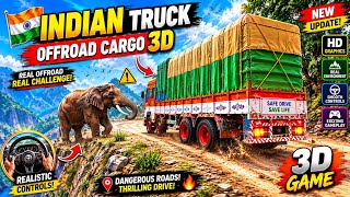 😱 Kya Truck  Surakchhit Nikal Payega? | Indian Truck Offroad Cargo 3D  screenshot 3