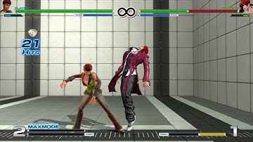 King Of Fighters XIV: Vice Stun Combo from an overhead