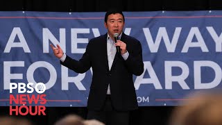 WATCH: Andrew Yang suspends 2020 presidential campaign