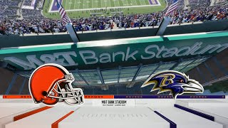 Madden 26 - Cleveland Browns @ Baltimore Ravens - Week 2