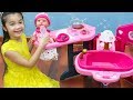Hana Pretend Play W Pink Baby Nursery Doll Kids Toys