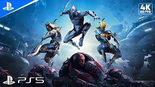(PS5) warframe (2024) - Walkthrough Part-1 Gameplay | 30 Minutes Gameplay demo | [4K 60FPS]