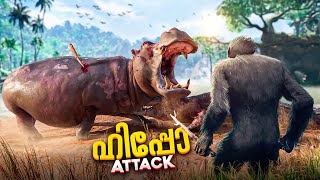 I Tried To Kill a Hippopotamus In Ancestors 😬..!! Malayalam Gameplay