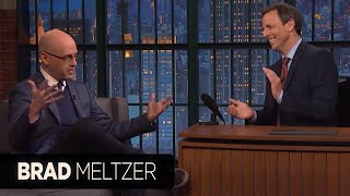 Brad Meltzer talks lost artifacts and showing his kids '80s movies on Late Night with Seth Meyers